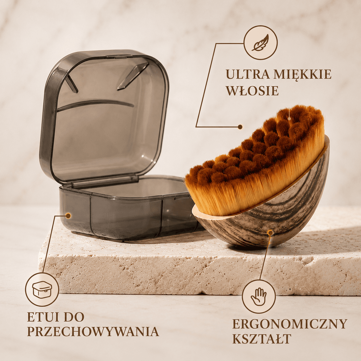 LumiFlow - Szczotka do masażu i drenażu twarzy